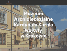 Tablet Screenshot of muzeumkra.diecezja.pl