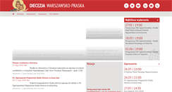 Desktop Screenshot of diecezja.waw.pl